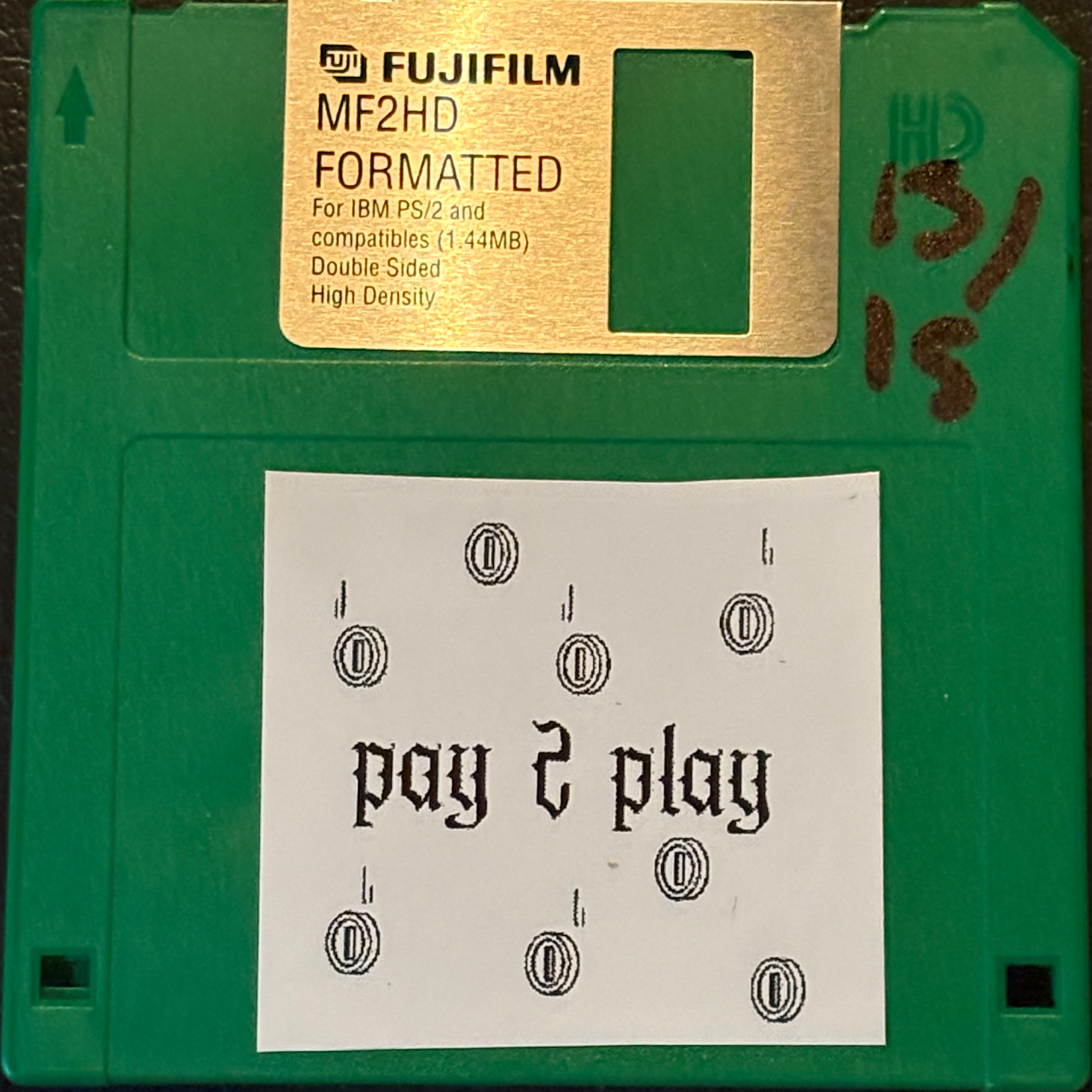 Green Floppy Disk 13/15