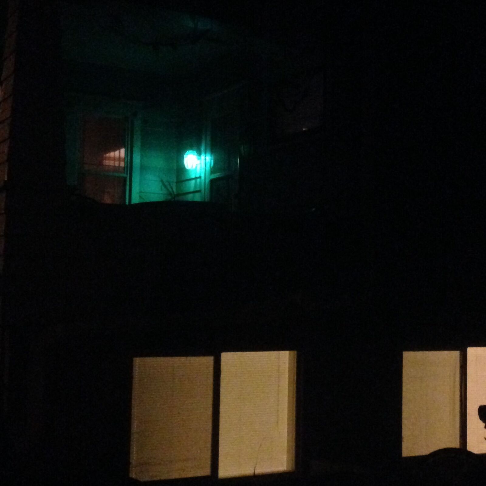Tuna Can exterior, night